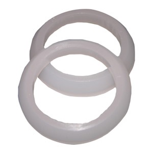 Plastic/Poly,1-1/2 X 1-1/4 Inch Beveled Reducing Slip Joint Washers For Plastic Tubular,2-Pack