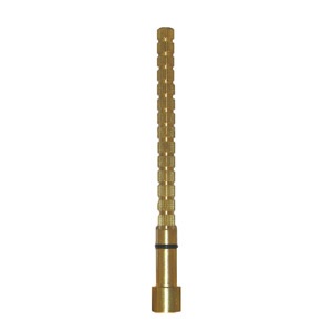 Brass Stem Extension, 4-1/2-Inch Long, 20 Point X 16 Point , U X B Broach, Can Be Cut In 1/4-Inch In