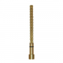 Brass Stem Extension, 4-1/2-Inch Long, 20 Point X 16 Point , U X B Broach, Can Be Cut In 1/4-Inch In