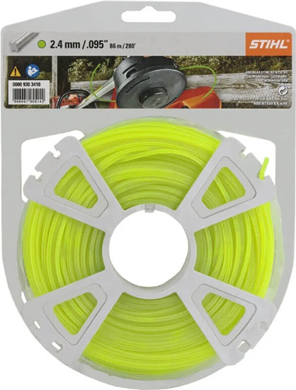 Stihl Trimmer X-Line .095" Neon Green - 1LB