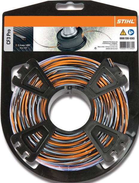 Stihl Trimmer CF3 Pro Line .095" Gray/Black/Orange - 1LB
