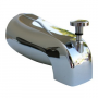 Bathtub Diverter Spout, 4 in 1 Style, Fit-All Front Mount, Rear mount, 1/2 Inch Or 3/4 Inch Male Iro