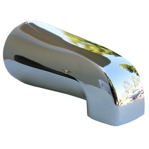 Bathtub Spout, 4 in 1 Style, Fit-All Front Mount, Rear Mount, 1/2 Inch Or 3/4 Inch Male Iron Pipe, 5