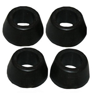 4 Pack,Ballcock Nut x 3/8 Inch od Tube ,#9 Rubber Stepped Cone Washer, Used For Connecting Old Style