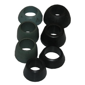 7 Pack, Assorted Rubber Cone Washer Kit, Includes Sizes 23/32", 5/8", 3/4 Inch , & 13/16", Used For 