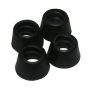 4 Pack, 1/2 Inch od Rubber Cone Washers, Threaded Style, Used For Connecting Old Style Metal Supply 