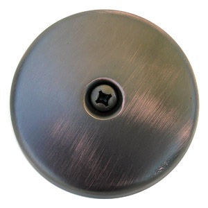 Bath Tub Waste And Overflow One Hole Face Plate With Screw Oil Rubbed Bronze Finish