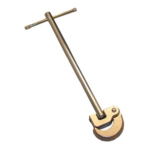 11 Inch, Spring Loaded Basin Wrench, Jaw Removes Faucet Nuts