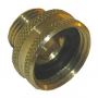 3/4 FEMALE GARDEN HOSE THREAD X 1/2 MALE PIPE THREAD BRASS ADAPTER