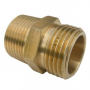 3/4 MALE GARDEN HOSE TREAD X 3/4 MALE PIPE THREAD X 1/2 FEMALE PIPE THREAD BRASS ADAPTER