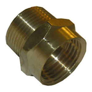 3/4 FEMALE GARDEN HOSE TREAD X 3/4 MALE PIPE THREAD X 1/2 FEMALE PIPE THREAD BRASS ADAPTER