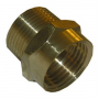 3/4 FEMALE GARDEN HOSE TREAD X 3/4 MALE PIPE THREAD X 1/2 FEMALE PIPE THREAD BRASS ADAPTER