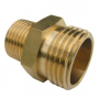 3/4 MALE GARDEN HOSE THREAD X 1/2 MALE PIPE THREAD BRASS ADAPTER