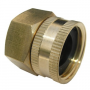 3/4 FEMALE GARDEN HOSE THREAD X 3/4 FEMALE PIPE THREAD SWIVEL BRASS ADAPTER