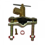3/8 COMPRESSION OUTLET BRASS SADDLE NEEDLE VALVE