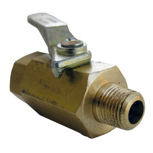 1/8 FEMALE PIPE THREAD X 1/8 MALE PIPE THREAD BRASS BALL VALVE