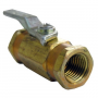 1/4 FEMALE PIPE THREAD X 1/4 FEMALE PIPE THREAD BRASS BALL VALVE