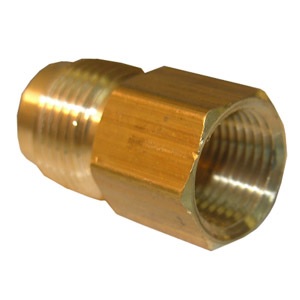 1/2 FLARE X 1/2 FEMALE PIPE THREAD BRASS ADAPTER