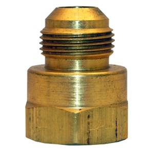 15/16 FLARE X 3/4 FEMALE PIPE THREAD BRASS ADAPTER