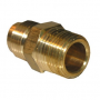 3/8 FLARE X 3/8 MALE PIPE THREAD BRASS ADAPTER