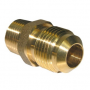 1/2 FLARE X 3/8 MALE PIPE THREAD BRASS ADAPTER