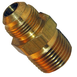 3/8-Inch Male Texas Fine Flare X 3/8-Inch Male Pipe , Tapped 1/8-Inch Female