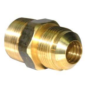 15/16 FLARE X 3/4 MALE PIPE THREAD BRASS ADAPTER