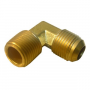 3/8 FLARE X 1/4 MALE PIPE THREAD BRASS ELL