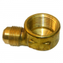 1/2 FLARE X 3/4 FEMALE PIPE THREAD BRASS ELL