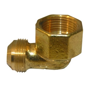 5/8 FLARE X 3/4 FEMALE PIPE THREAD BRASS ELL
