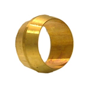 3/16 BRASS COMPRESSION SLEEVE 2 PC