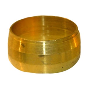 5/8 BRASS COMPRESSION SLEEVE 2 PC