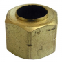 1/4 BRASS COMPRESSION NUT WITH CAPTIVE SLEEVE