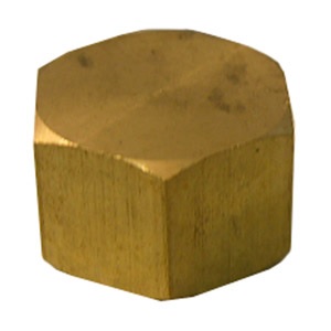 1/2 BRASS COMPRESSION CAP