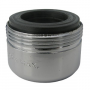 Aerator, Chrome, 2.2 GPM, Dual Thread, 55/64 Inch x 27 Female x 15/16 Inch Male