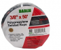 Baron 53213 Truck Rope, 3/8 in Dia, 50 ft L, 244 lb Working Load, Polypropylene, Black/Orange