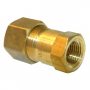 3/8 COMPRESSION X 1/4 FEMALE PIPE THREAD BRASS ADAPTER