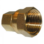 3/8 COMPRESSION X 1/2 FEMALE PIPE THREAD BRASS ADAPTER