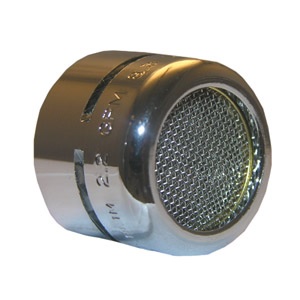 Aerator, Chrome, Slotted, Female, 55/64 Inch x 27, 2.2 GPM  