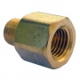 1/4 FEMALE FLARE X 1/8 MALE PIPE THREAD BRASS ADAPTER