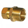 5/8 COMPRESSION X 3/4 MALE PIPE THREAD BRASS ADAPTER