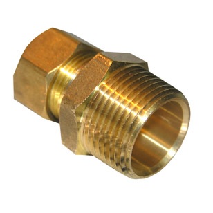 	3/4 COMPRESSION X 3/4 MALE PIPE THREAD BRASS ADAPTER