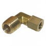 1/4 COMPRESSION X 1/4 MALE PIPE THREAD BRASS ELL