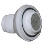 Swivel Spray Aerator, Dual Thread, White, Dual Pattern