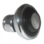 Swivel Spray Aerator, Dual Thread, Chrome & Black, Dual Pattern
