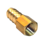 1/2 FEMALE PIPE THREAD X 3/8 BRASS HOSE BARB ADAPTER