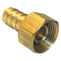 	1/2 SWIVEL FEMALE PIPE THREAD X 1/2 BRASS HOSE BARB ADAPTER