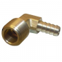 1/2 MALE PIPE THREAD X 3/8 BRASS HOSE BARB ELL