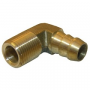 	3/8 MALE PIPE THREAD X 1/2 BRASS HOSE BARB ELL
