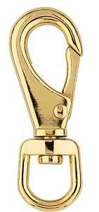 National Hardware N890-011 Boat Snap with Swivel Round Eye, 5/8 x 3-7/8 in, 100 lb Working Load, Zin